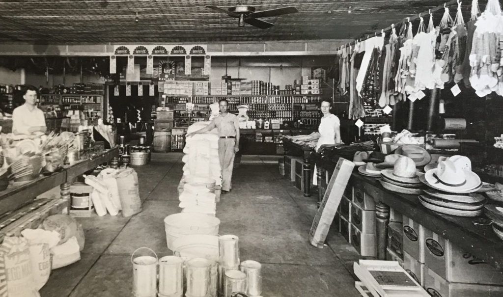 Vintage photo of Hays store and employees.